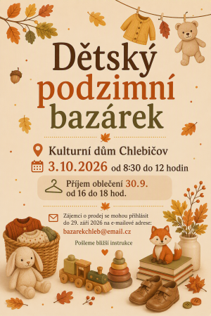 Dětský podzimní bazárek